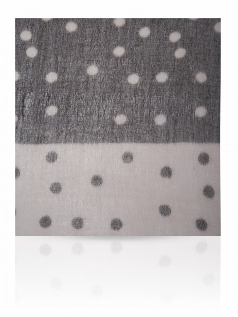 Палантин Женский W-POLKA/TAUPE